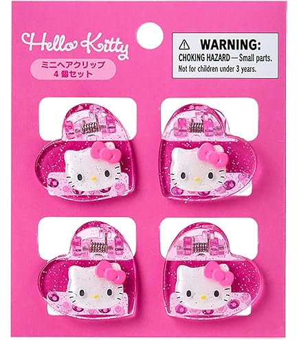 Amazon | サンリオ(SANRIO) ミニヘアクリップ4個セットオーロラ ハロー