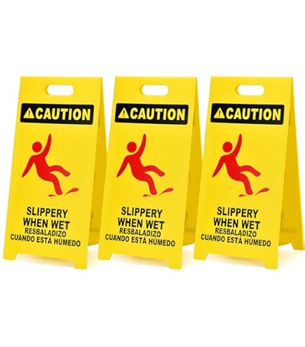V Safety Warntafel „Caution Ice“ – 600x450 Mm, Gelb, 2 Mm Hartplastik, EN ISO 7010 Konform