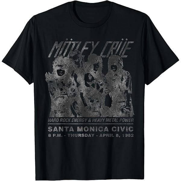 Amazon | Mötley Crüe – The Final Tour Caricature Tシャツ | T