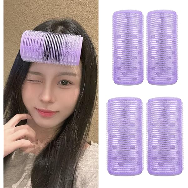 Amazon | ジャンボヘアローラーセット - 24個 大型ローラー12個と