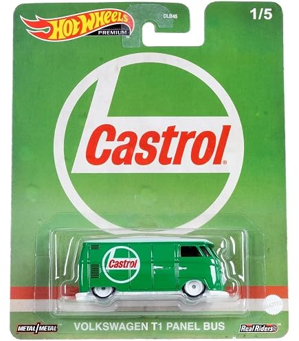 Amazon.co.jp: Hot WheelsフォルクスワーゲンT1パネルバス、レッド2/5