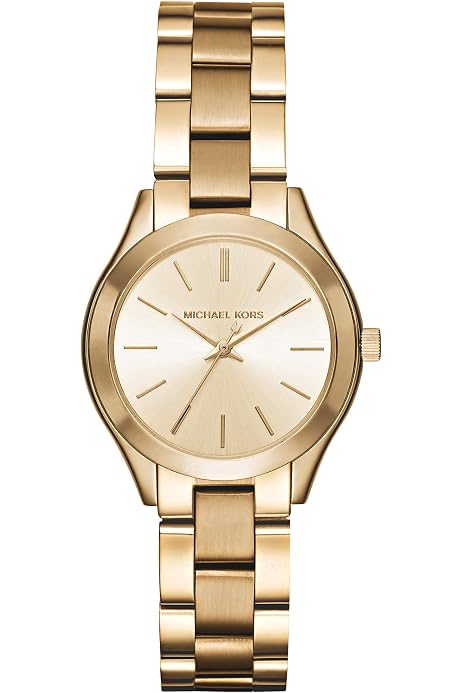 Michael Kors Mini Slim Runway Goldtone 