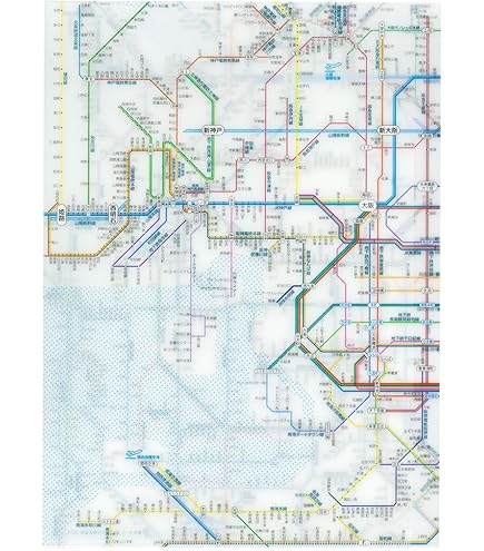 Amazon | 鉄道路線図クリアファイル 関西 日本語 RFKJ 東京カート