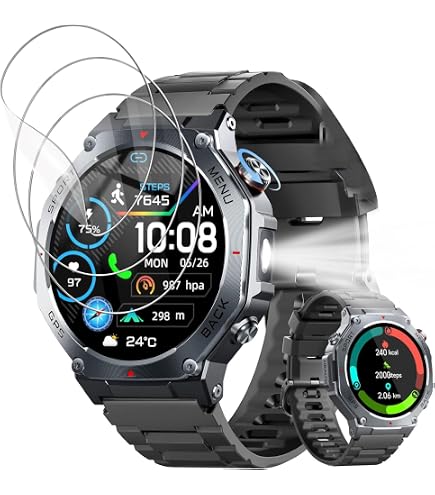 Amazon.co.jp: スマートウォッチ【プロフェッショナルGPS搭載】軍用