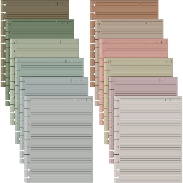 Tul Customizable Notebook Dividers 5 Tab TUL Custom Note Taking System Discbound Notebook With ...