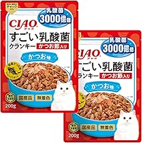 Amazon.co.jp: CIAO(チャオ) すごい乳酸菌クランキー かつお節入り