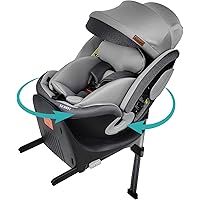 Amazon | HZDMJ チャイルドシート 360度 回転式 ISOFIX対応 成長