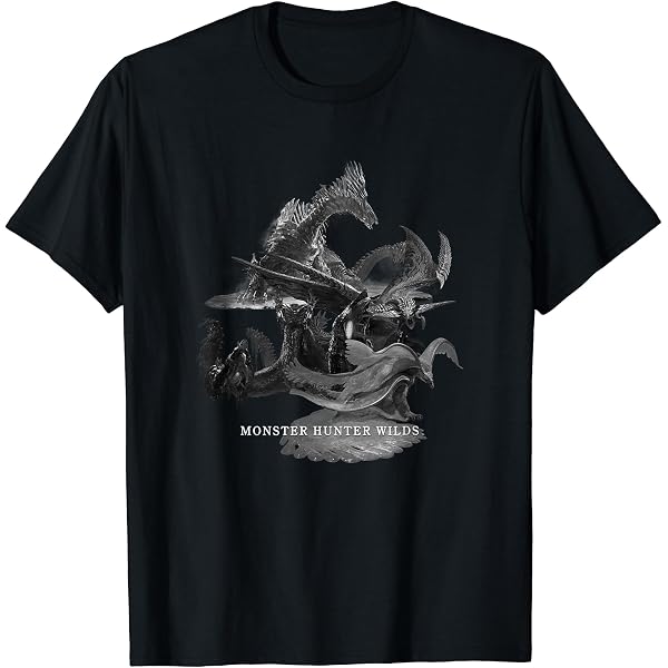 Amazon | MONSTER HUNTER RISE:SUNBREAK メル・ゼナ Tシャツ | Tシャツ