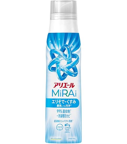アリエール MiRAi 4.3倍濃縮液体洗剤　９個セット アリエール MiRAi 4.3倍濃縮液体洗剤 9個セット Amazon.co.jp