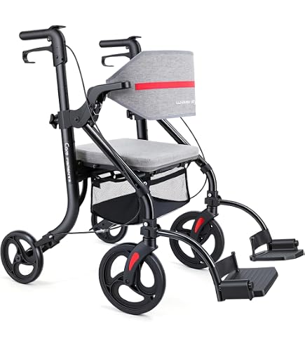 Amazon | PIPIBEAR 歩行器 シルバーカー 四輪歩行車 1台3役〈歩行器＋