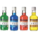 明治屋 マイシロップ 最新人気4種 メロン・ブルー・いちご・レモン(350ml×4個)