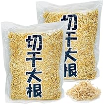 Amazon.co.jp: 切干大根 天日乾燥 1kg x 2袋 業務用 大容量サイズ かね