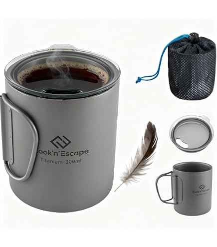 Amazon | belmont(ベルモント) キャンプ 食器 チタンダブルマグ450