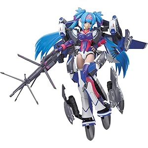 青島文化教材社 VFG マクロスフロンティア VF-25G スーパーメサイア クラン・クラン 全高約155mm 色分け済みプラモデル MC-07