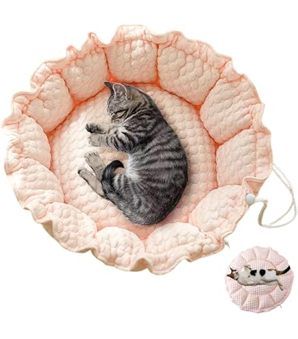 Amazon.co.jp: ペティオ (Petio) 犬猫用ベッド ひんやり ラウンド