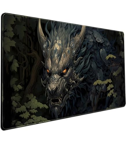 Famame Laptop Mouse Pad Desert Sunset Cactus Desk Mat With Stitched