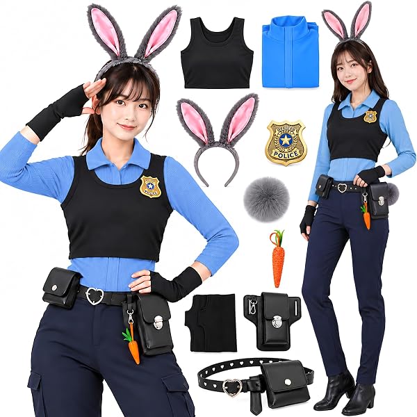 Amazon.co.jp: [KASVIN] ズートピア ジュディ コスプレ ジュディ
