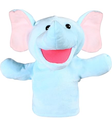 Amazon.co.jp: モンスイユ ぬいぐるみ ゾウ パペット 10655 : おもちゃ