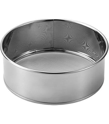 Amazon｜粉ふるい 裏ごし ふるい メッシュ60 ステンレス製 小型 こし器