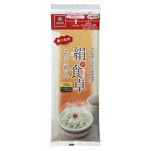 はくばく 絹の食卓 あったかそうめん