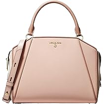 新品！MICHAEL KORS CLEO サッチェル ミディアム　ピンク　袋 公式アウトレット】ハンドバッグ・サッチェルバッグ