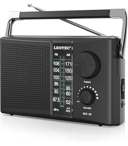 Amazon.co.jp: ポータブルAM/FMトランジスタラジオ、ラウドスピーカー