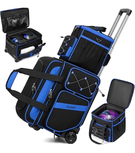 Amazon.co.jp: Goloni 3ボールボウリングバッグ キャスター付き