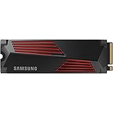SAMSUNG 990 PRO 1TB w/Heatsink SSD, PCIe Gen4 M.2 2280 Internal Solid State Hard Drive, Seq. Read Speeds Up to 7,450MB/s for 