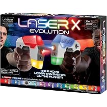 未使用　LASER X　レーザーX クロスシューティング　ゲーム 　4丁セット Amazon | Laser X クロスシューティング 4丁セット レーザーX