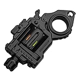 メタリック ハンドカフス デザイン ストレス解消 フィジェットトイ, 回転式 デスクトップ玩具, シルバー/ゴールド/ブラック, 12.7cm, オフィス用品 (くろ)