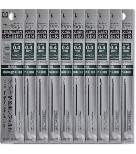 Amazon | サクラクレパス ボールペン替芯 多色用 ボールサインiD3C