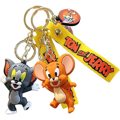 Amazon.co.jp: [AZUSA] 2点セット トムとジェリー キーホルダー