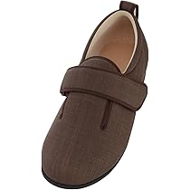 Amazon | 徳武産業 あゆみシューズ ダブルマジック2 ブラウン LLサイズ