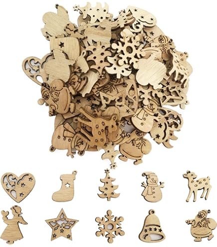 WOODEN 木製アドベントカレンダー クリスマスツリー 24個オーナメント付き MARK'S クリスマスツリー 木製 アドベントツリー クリスマス