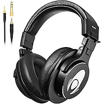モニターヘッドホン スタジオレコーディング楽器 有線 DJ低音 Amazon | OneOdio Pro30 ヘッドホン 有線 ハイレゾ ヘッドフォン