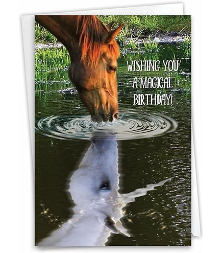 Funny Horse Birthday Cards For Coworker - Hay There Happy Birthday - Custom Birthday Card Funny - View #3