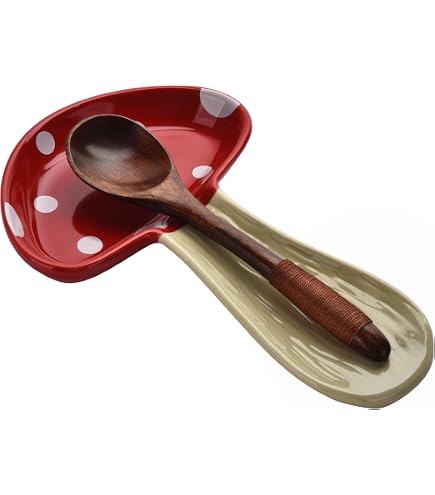 Ceramic Spoon Rest Stove Top Large Spoon Holder Kitchen