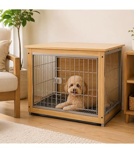 Amazon.co.jp: 【ペット用 ケージ】底面トレー付き木製ケージNEO｜ 犬