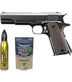 Amazon.co.jp: □ガスガン フルセット□ ガスブローバック M1911A1