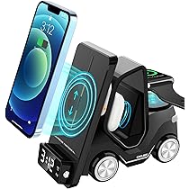 【大特価‼️】ワイヤレス充電器、ワイヤレス充電スタンド、最大入力15W⭐️ レビュー特典 ワイヤレス充電器 ワイヤレス 充電器 3in1 最大15w