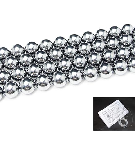 Amazon.co.jp: 6mm～14mm 64面カット テラヘルツ鉱石 1連38cm