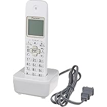 Amazon | パイオニア TF-EK35 デジタルコードレス増設子機 ホワイト TF