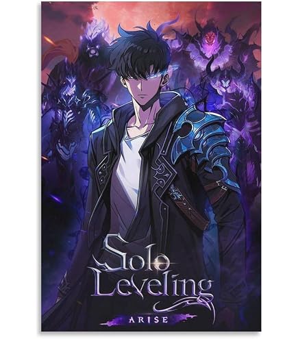 Amazon.co.jp: ポスター 俺だけレベルアップな件 Solo Leveling 印刷