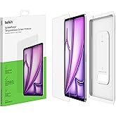 Belkin ガイド枠付き ガラスフィルム iPad Air 13インチ用 フィルム M2 強化 ガラス 指紋防止 保護フイルム アイパッド エアー OVI008fq