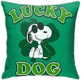 Amazon Co Jp スヌーピーpeanuts Lucky Dogライセンスtシャツg0011ms3 L グリーン 服 ファッション小物