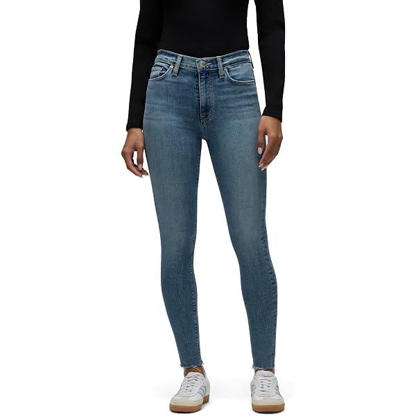 HUDSON Women's Holly High Rise Straight Crop Jeans - 5 Pocket, Slim Fit, 11 Inch Rise, 26 Inch Inseam - View #13
