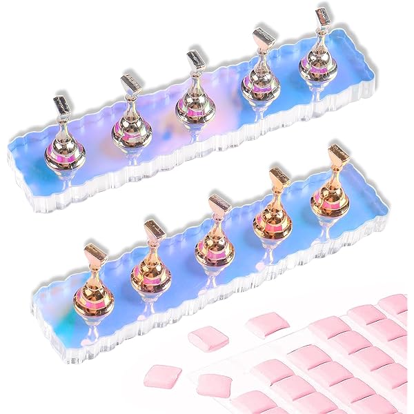 JIAHAO 12er Set Nagelstreifen-Tape-Spender – Klar, Mit Aufbewahrungsbox, Für Nageldesign & Maniküre