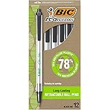 ビック(Bic) ボールペン エコリューションズ クリックスティック 1.0 mm 油性 黒 12本入り ECSBLK-B12