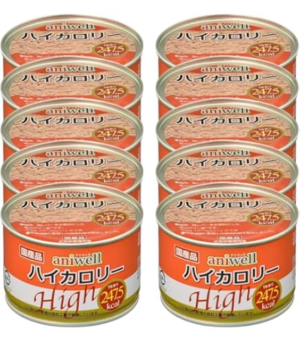 Amazon.co.jp: アニウェル ハイカロリー 150g缶 犬用 缶詰 10缶セット