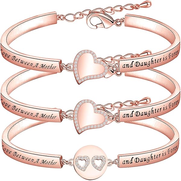 LuxglitterLin Key To Love Angel Wing Charm - Copper Dangle Bead For European Bracelets, Mother Daughter Gift